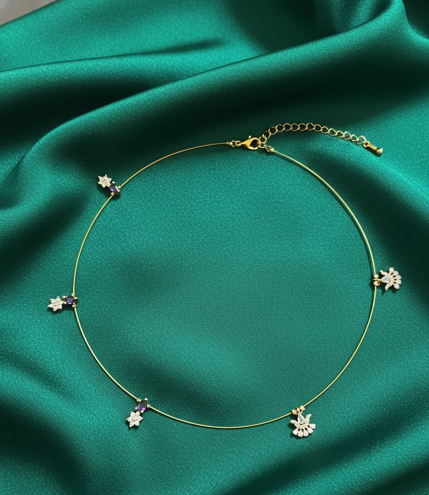 Simple invisible blue white stone